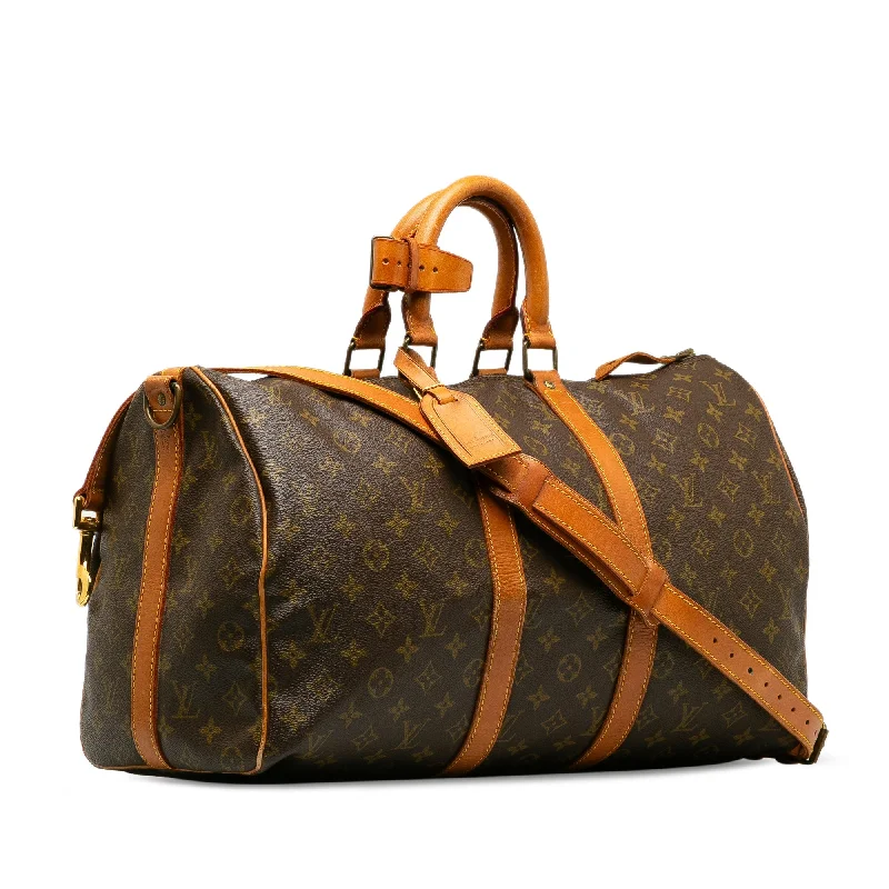 Louis Vuitton crossbody bags with a keychain holder for practicalityLouis Vuitton Monogram Keepall 45 Bandouliere SD822 (1982)