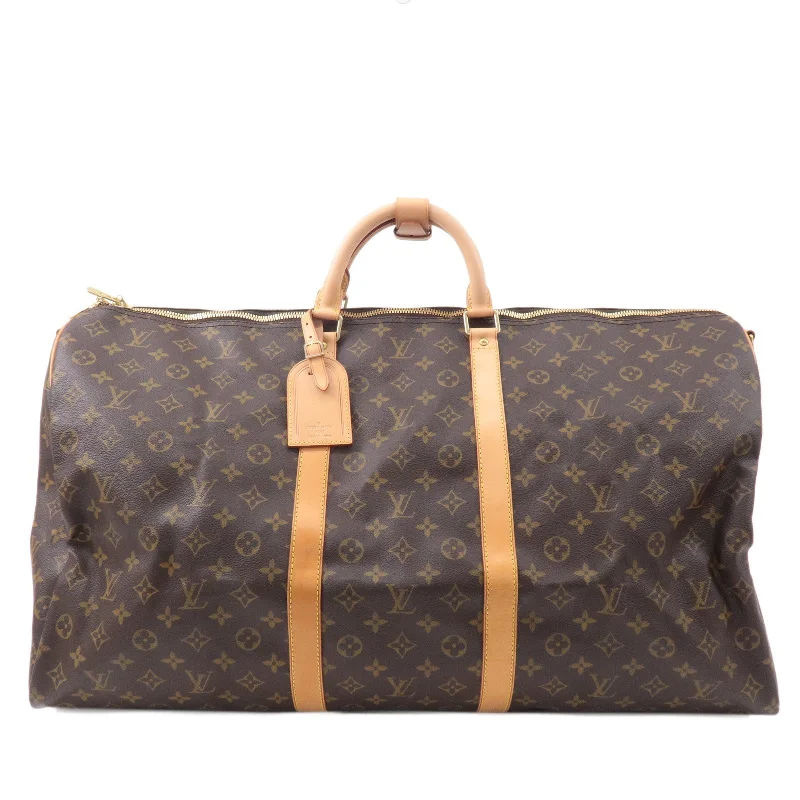 Louis Vuitton Twist bags with a contrast - colored interior for visual interestLouis Vuitton Monogram Keep All Bandouliere 60 Boston Bag M41412