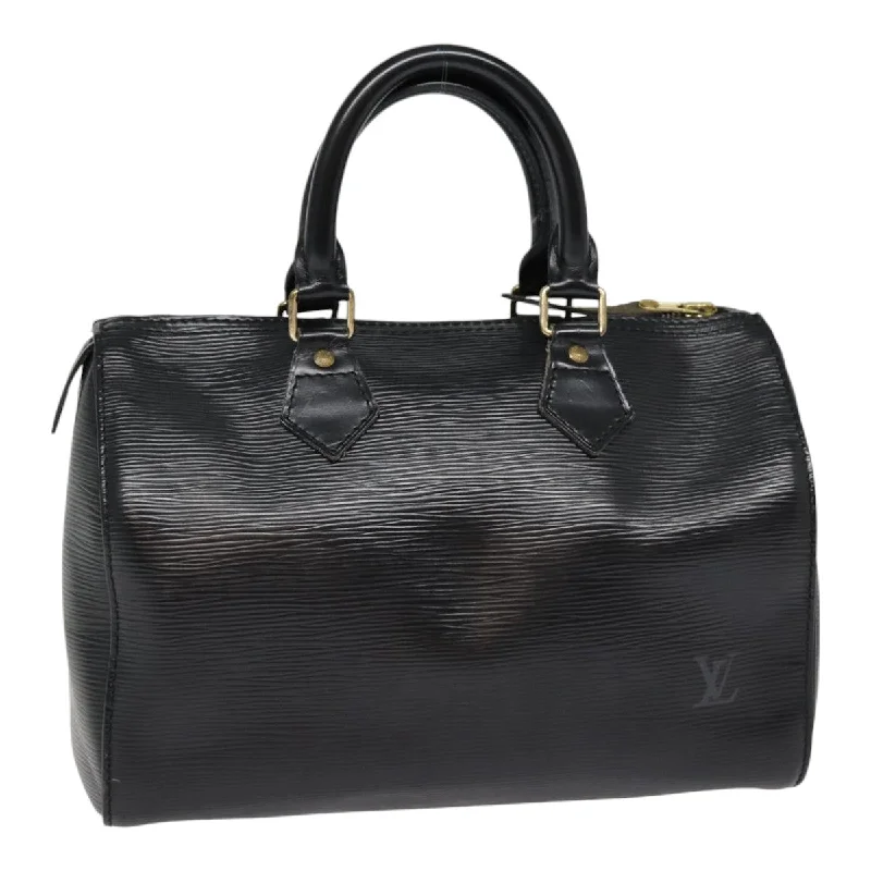 Louis Vuitton backpacks with a sleek, minimalist design for styleLOUIS VUITTON Epi Speedy 25 Hand Bag Black M43012 LV Auth yk14406