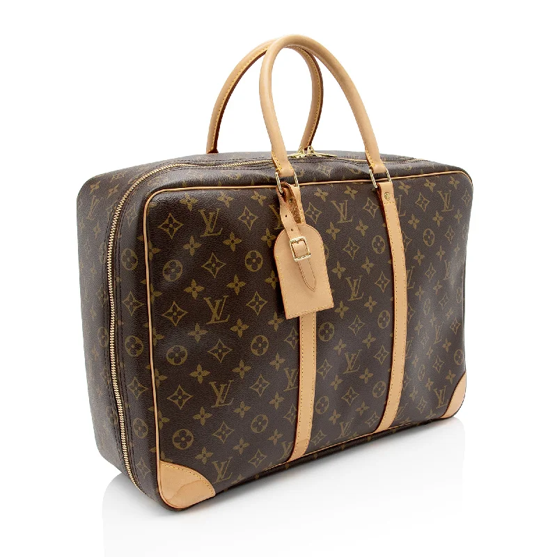 Louis Vuitton crossbody bags with a woven leather strap for textureLouis Vuitton Monogram Canvas Sirius 45 Weekender (NdGwM7)