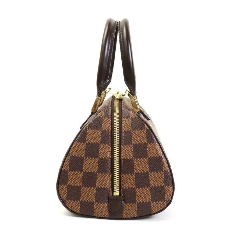 Louis Vuitton backpacks with a multi - pocket organization for functionalityLOUIS VUITTON Handbag Damier Rivera Mini Canvas Brown Women's N41436