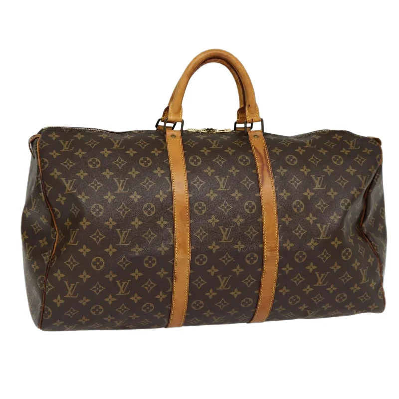 Louis Vuitton backpacks with a padded laptop compartment for travelLOUIS VUITTON Monogram Keepall 55 Boston Bag M41424 LV Auth 87774