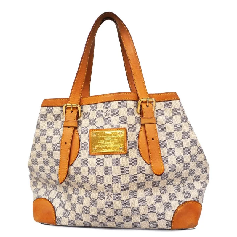 Louis Vuitton Petite Malle bags with a hard - shell structure for uniquenessLOUIS VUITTON Hampstead Tote