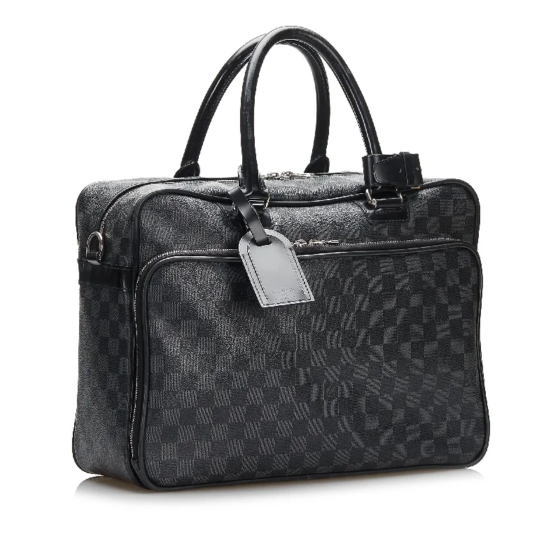 Louis Vuitton bags with a detachable mobile phone holder for convenienceLouis Vuitton Damier Graphite Icare (DgXGUo)