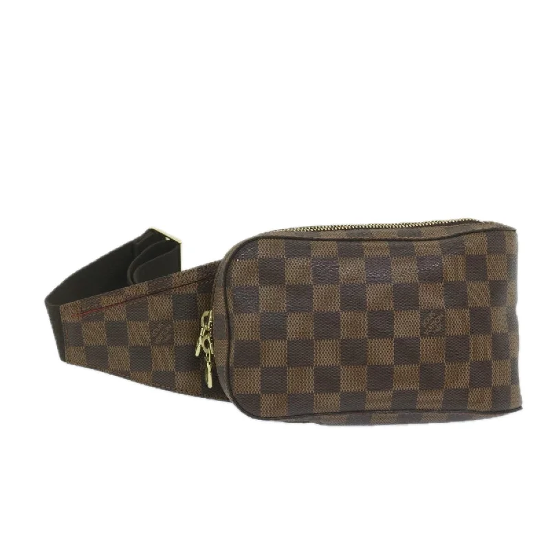 Louis Vuitton crossbody bags with a woven leather strap for textureLOUIS VUITTON Geronimos Shoulder Bag