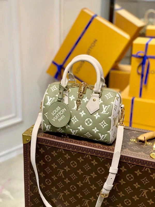 Louis Vuitton tote bags with a printed LV logo on the front for brand visibilityFranco Shops- Louis Vuittons  - 16563