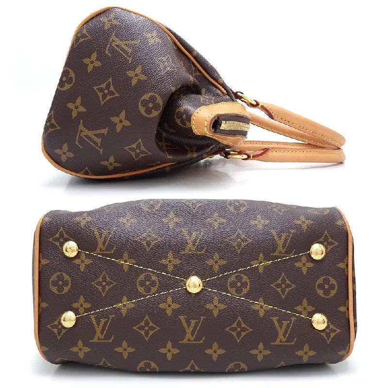 Ladies Louis Vuitton shoulder bags with a single - handle silhouetteLouis Vuitton Handbag Tivoli Pm