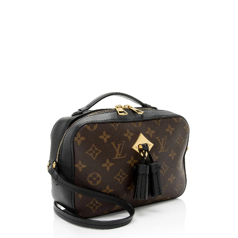 Louis Vuitton tote bags with a printed LV logo on the front for brand visibilityLouis Vuitton Monogram Canvas Saintonge Shoulder Bag (KJ1v9Y)