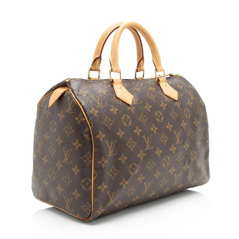 Medium - sized Louis Vuitton tote bags for work and shoppingLouis Vuitton Monogram Canvas Speedy 30 Satchel (RP7lRy)