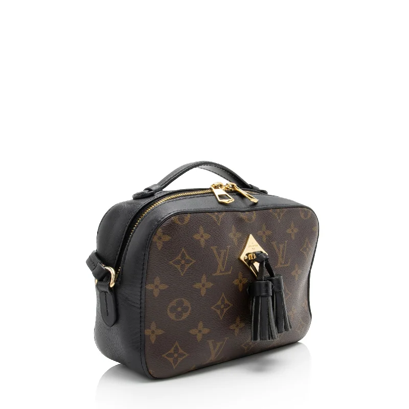 Louis Vuitton bags with a detachable mirror inside for on - the - go touch - upsLouis Vuitton Monogram Canvas Saintonge Shoulder Bag (ETFrLO)