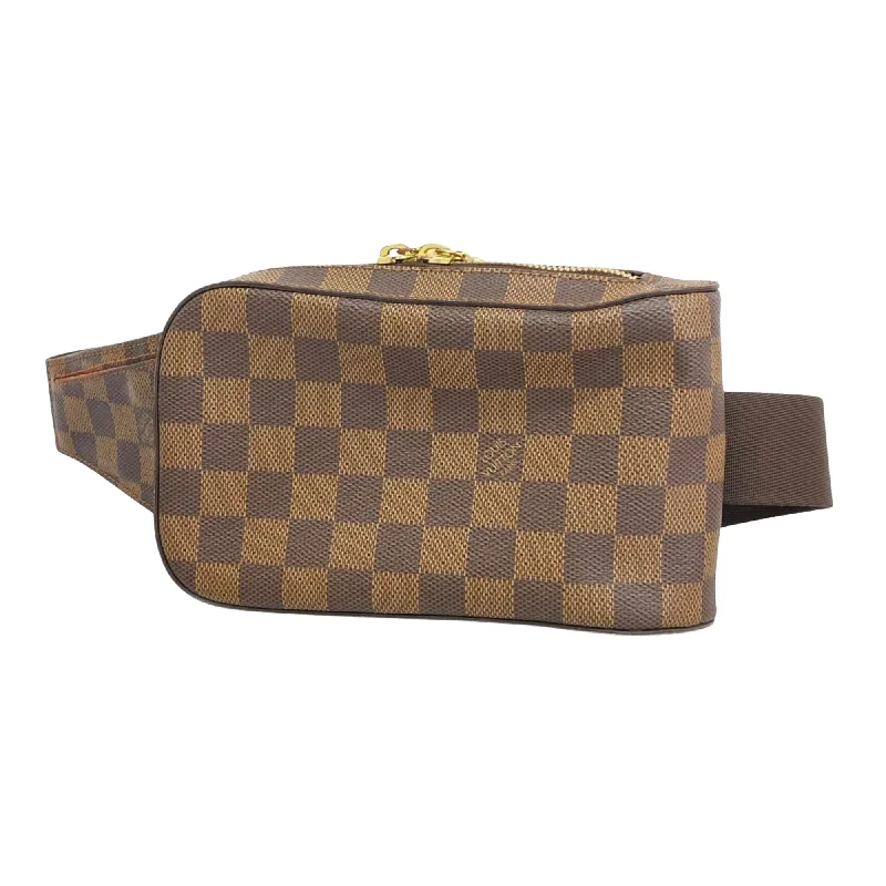 Louis Vuitton tote bags with a double - handle and shoulder - strap optionLOUIS VUITTON Geronimos Clutch Bag