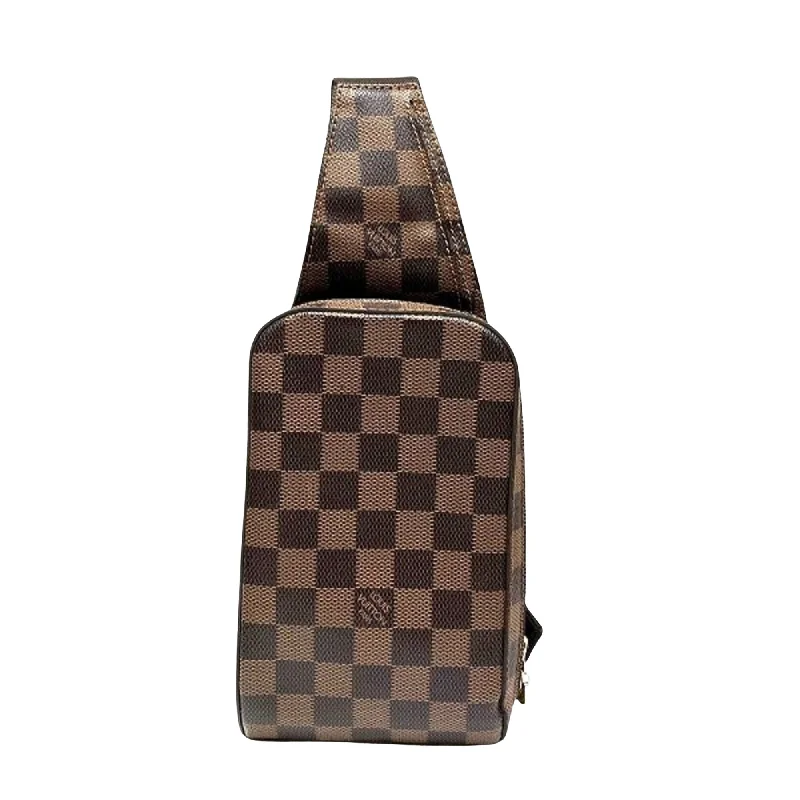 Louis Vuitton bags with a zip - around closure for enhanced securityLOUIS VUITTON Geronimos Shoulder Bag