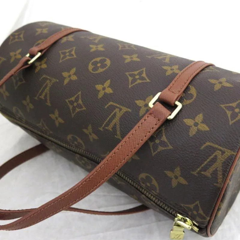 Ladies Louis Vuitton shoulder bags with a magnetic - closure flap for easeLOUIS VUITTON Handbag Monogram Papillon Canvas Brown Women's M51366