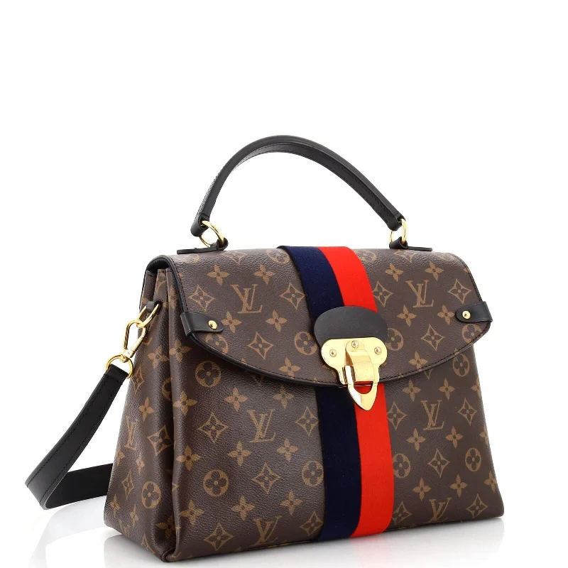 Louis Vuitton Petite Malle bags with a hard - shell structure for uniquenessLouis Vuitton Georges Handbag Canvas Mm