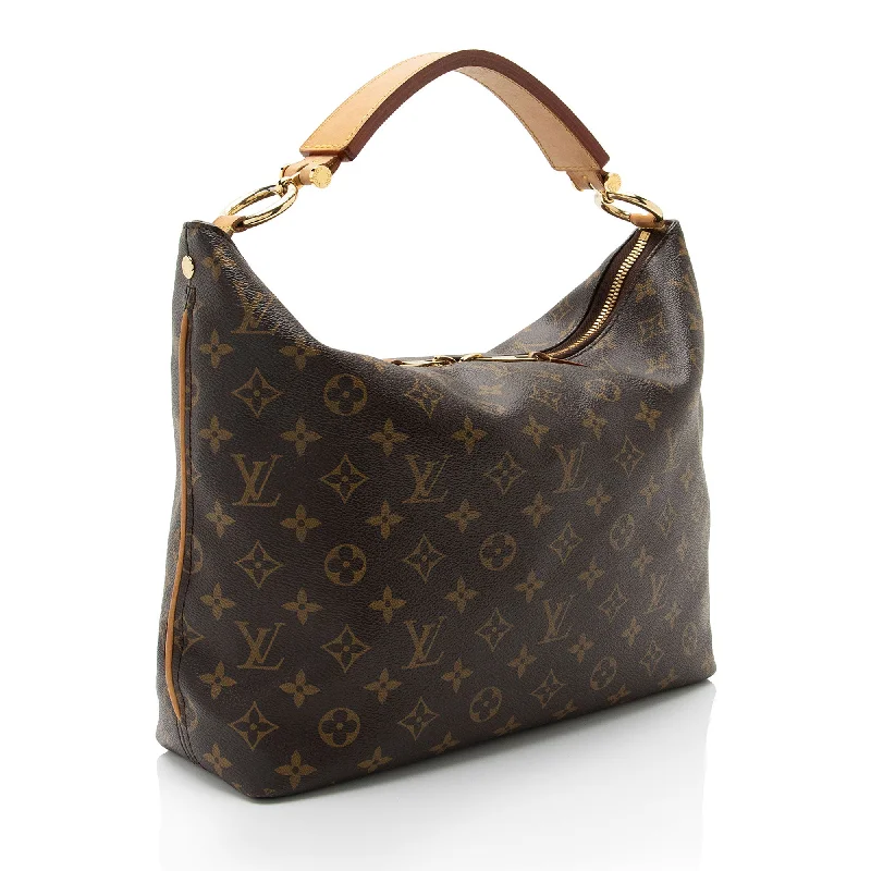 Louis Vuitton backpacks with a sleek, minimalist design for styleLouis Vuitton Monogram Canvas Sully PM Shoulder Bag (64sF0J)