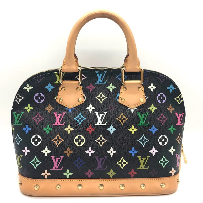 Ladies Louis Vuitton shoulder bags with a tassel decoration for charmLOUIS VUITTON Handbag Alma PM Monogram Multicolor Black M92646