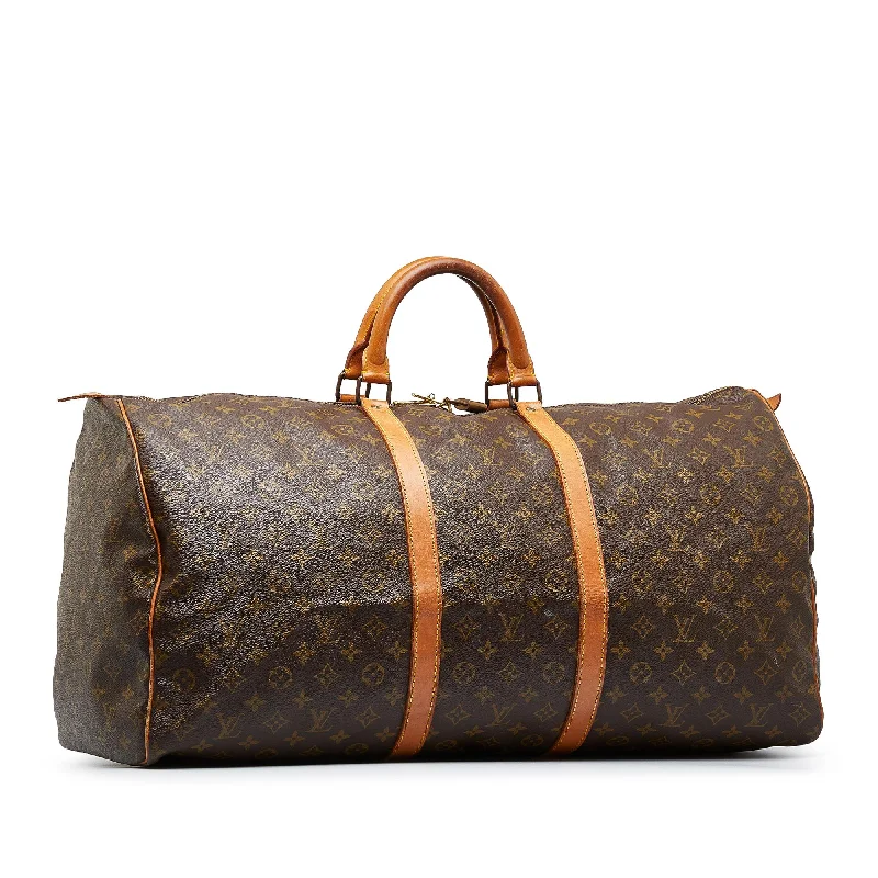 Louis Vuitton Alma bags with a leather - wrapped handle for a luxurious feelLouis Vuitton Monogram Keepall 60 (SHG-FoofFX)