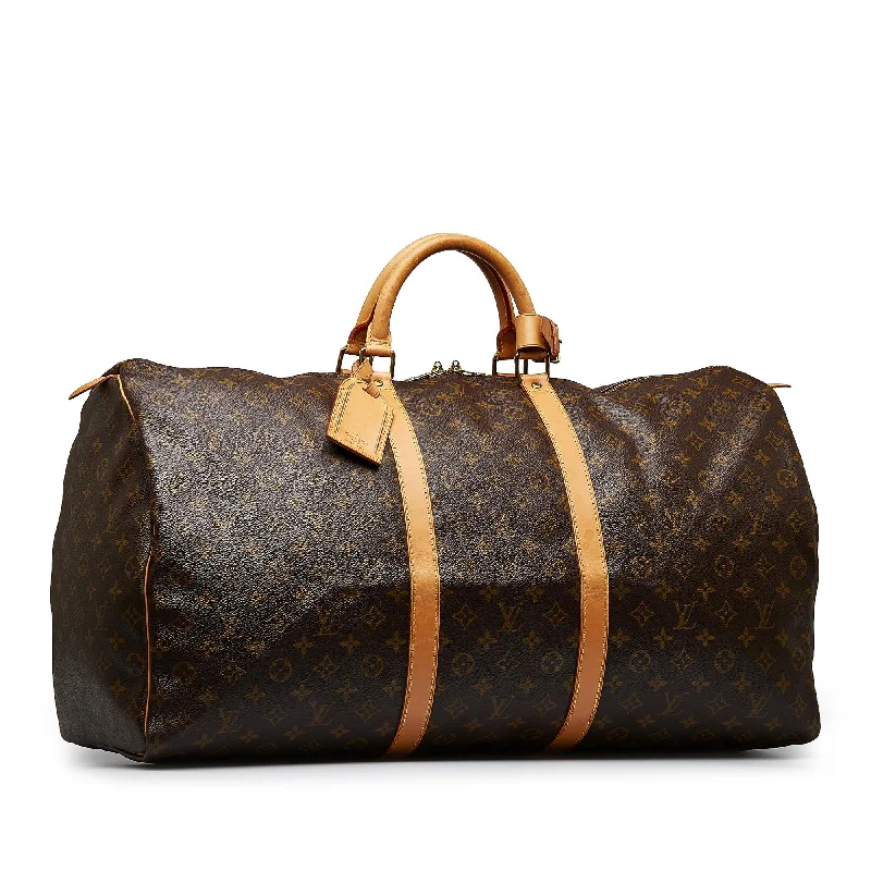 Louis Vuitton Capucines bags with smooth calfskin leather for luxuryLouis Vuitton Monogram Keepall 60 (SHG-qkr97I)