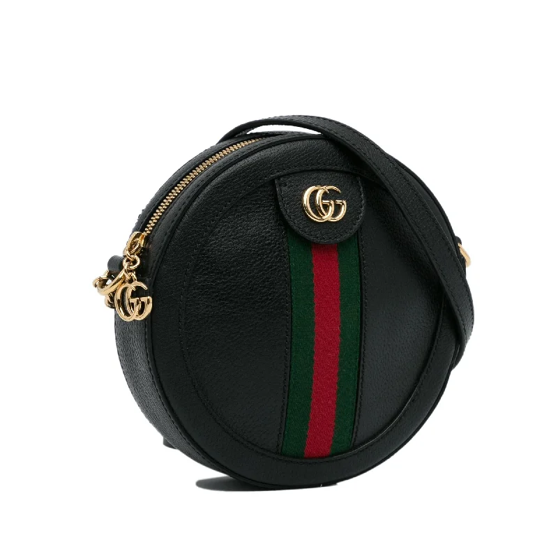 Gucci handbags for women with a patent - leather finishGucci Mini Round Ophidia Crossbody (whhprr)