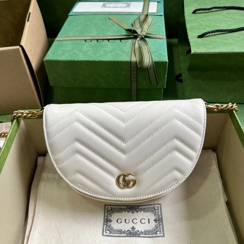 Ladies Gucci shoulder bags with a magnetic - closure flapBC - GUCCI BAGS - 296