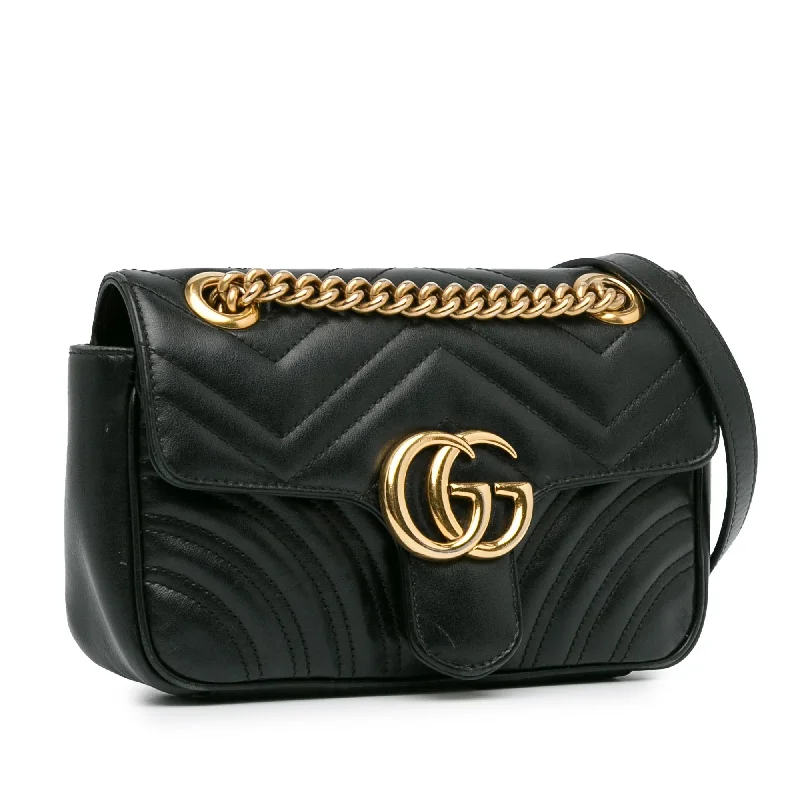 Gucci Marmont bags for women with a snakeskin - effect panelGucci Mini GG Marmont Matelasse Crossbody QNpQD1)