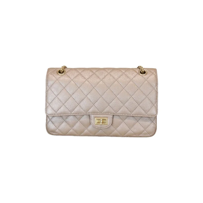 Chanel Lightweight Handbag for Daily ErrandsReissue 26 Medium Beige GHW