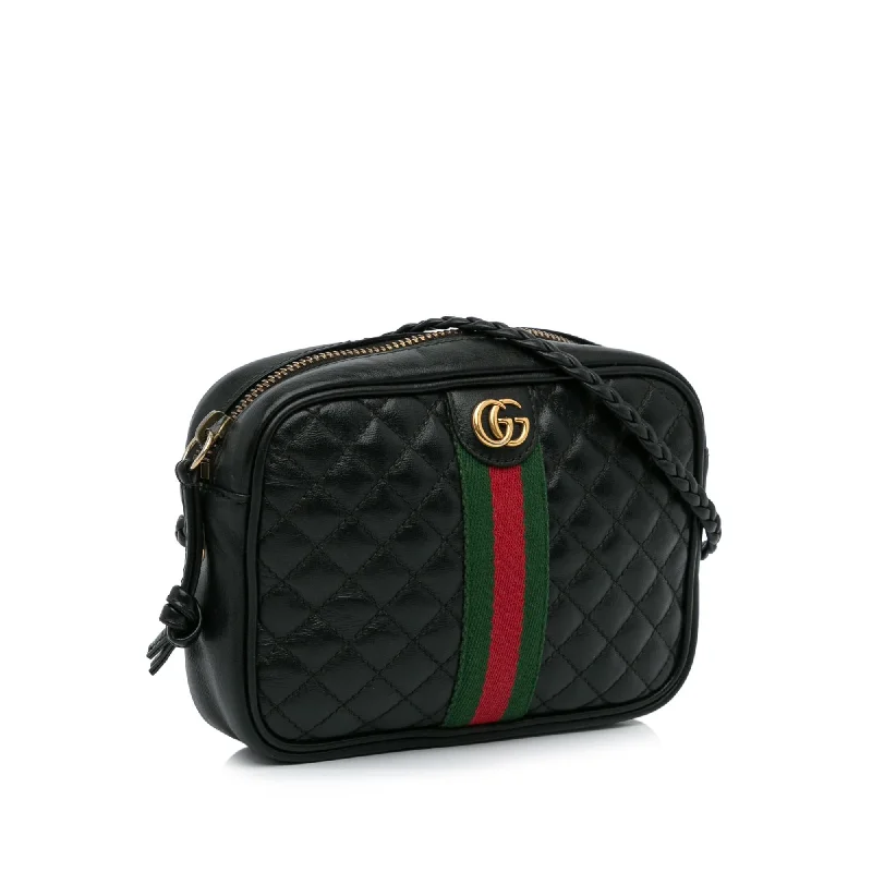 Ladies Gucci shoulder bags with a wide - width strapGucci Mini Trapuntata Crossbody Bag (7T54dj)